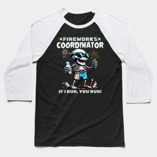 Fireworks Coordinator Baseball T-Shirt